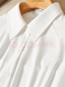 尚都比拉春秋设计感小众白衬衫女长袖通勤休闲职业衬衣 白色 XL  晒单实拍图
