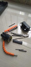 金鹿角充电手电钻双速锂电池充电冲击手枪电钻多功能电动螺丝刀 新款进口级18VF塑盒2电1充+配件 实拍图