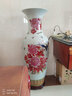 垚罄 陶瓷粉彩落地大花瓶客厅工艺品摆件花艺 1米大花瓶酒店企业 花开富贵 朵花 90cm单根 配底座 实拍图