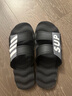 卡帝乐鳄鱼拖鞋男士休闲拖鞋浴室家居一字拖百搭凉拖鞋子 男 1492 黑灰 41 实拍图
