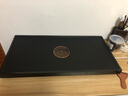 石匠同丰 石头茶盘杯垫 天然整石雕琢乌金石茶杯架 黑金石茶杯托 圆形杯架 实拍图