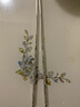 明日 银筷子 999足银实心家用手工雕花雪花银金鱼龙凤实用银餐具 方形-龙凤图案-50克 实拍图