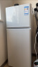 TCL 112升L3迷你双门养鲜冰箱白色 均匀制冷 低音环保小冰箱 家用租房养鲜冷藏冷冻两门电冰箱 112升冰箱 实拍图