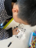 育才儿童桌椅花生桌可升降涂鸦幼儿园学习画画桌宝宝积木玩具游戏桌椅 果绿色长方桌120X60CM 配两椅 实拍图