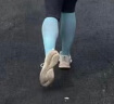匹克青少年加厚速干儿童足球袜长筒训练压力袜护腿马拉松健身跑步骑行防护压缩袜YH52108湖蓝 实拍图