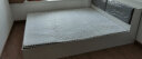 简翔（JIANXIANG）床实木双人床高箱储物床现代简约主卧婚床卧室家具板式床 暖白色+5厘米棕垫 1.8*2米【环保板】 实拍图