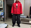 AWKA单板滑雪服女男款防水防风防寒专业加厚保暖美式外套上衣冬季 正红 WT132 L 实拍图
