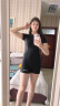 速安视SWANS泳衣女温泉遮肚保守连体专业游泳显瘦海边防晒速干泳装 XL 实拍图