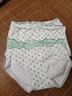 雅鹿内裤女纯棉抗菌裆秋冬季少女学生日系中腰透气女士四季女短裤头 纯色字母-婴儿棉混色 6条 M （推荐70-90斤） 实拍图
