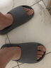 逸茉夏季抗菌防臭拖鞋男女士居家室内浴室洗澡防滑EVA凉拖轻盈踩屎感 碳灰 42-43 (265mm) (适合41-42脚穿) 实拍图
