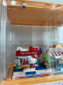 星优手办收纳盒透明亚克力泡泡玛特玩具盲盒展示架 黄色 1个装  实拍图