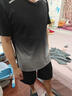 艾伦伯顿（Alen Botun）羽毛球服运动套装男夏季冰丝速干t恤网球服宽松短袖健身衣服跑步  两件套-冰丝透气 2XL【体重145-160斤宽松】 实拍图