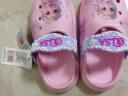 迪士尼（Disney）儿童洞洞鞋女童夏防滑凉鞋居家休闲宝宝拖鞋 F1135橘粉 200mm  实拍图