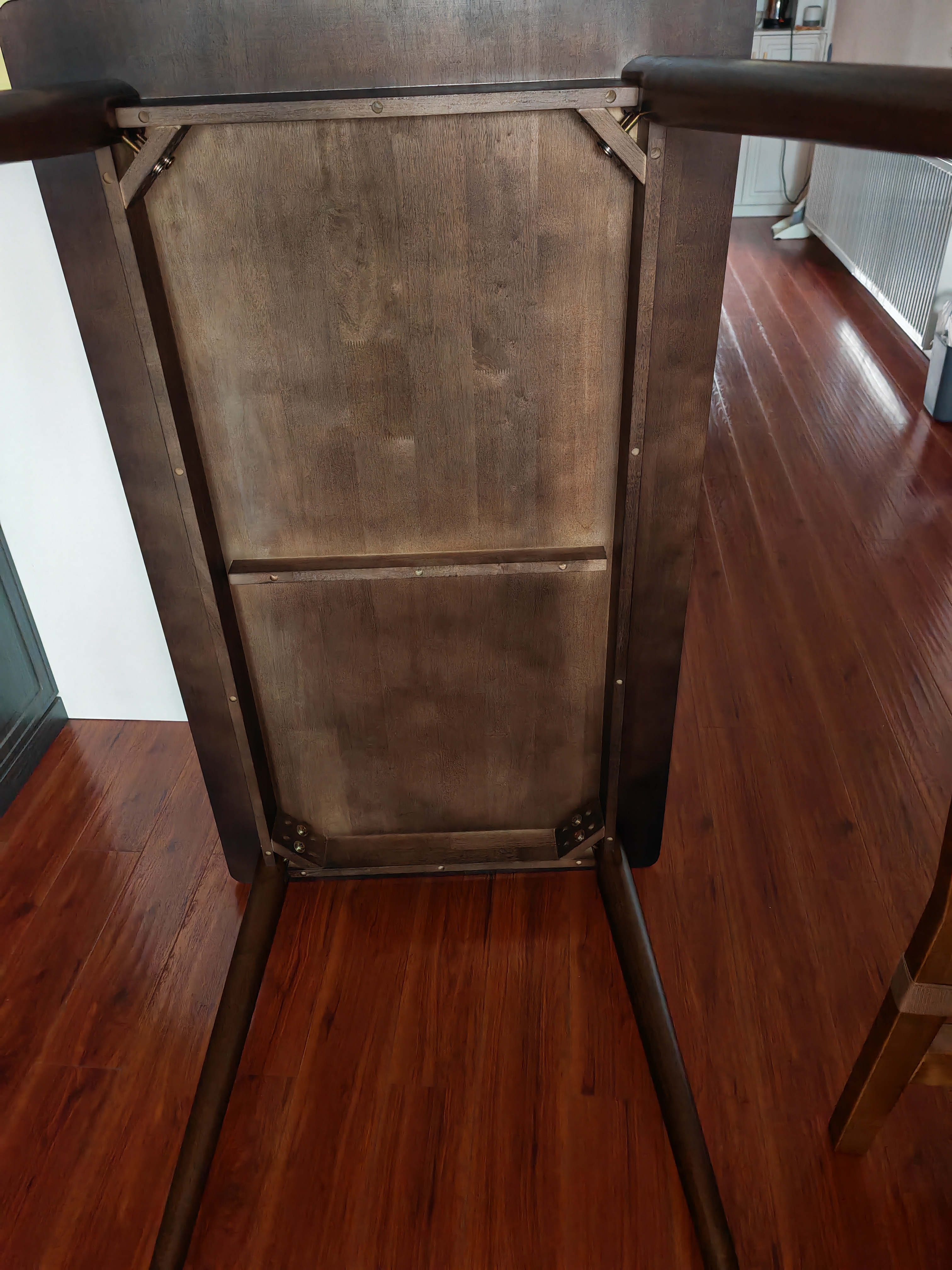 家逸实木餐桌现代简约洽谈桌餐厅家用小户型吃饭桌子长方形1.3米单桌 实拍图