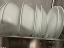 CORELLE康宁餐具经典纯白玻璃餐具套装饭碗面碗骨碟深盘 纯白21.5cm浅盘 实拍图