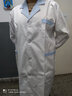 迪塞雅医生白大褂长袖护士服修身白大衣医用女工作服实验药店房工衣定制 纯白无腰带（女款长袖） L 实拍图