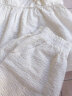 妮狄娅（nidiYa）妮狄娅2023睡衣女夏季棉质方领荷叶边短裤宽松甜美家居服套装 珍珠白 XL 晒单实拍图