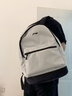 李宁双肩包女生书包男生户外旅行儿童初中高中大学生轻便休闲运动背包 25升南极灰 实拍图