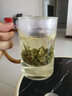 万佳臻 茶杯茶水分离杯玻璃带把泡茶杯大容量绿茶杯喝茶杯办公室水杯 厚底云雾杯|黄把|400ml 实拍图