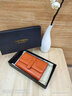 班亚奴（banyanu）2025新款韩版女士钱包女短款简约复古油蜡牛皮搭扣小零钱夹 橙色-防盗刷 实拍图