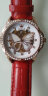 欧利时（OLEVS）瑞士认证品牌手表女简约气质女士手表全自动机械表夜光防水陶瓷表 OLEVS-6622-红皮玫白女 实拍图