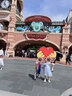 迪士尼（DISNEY）女童爱莎披风短袖连衣裙子六一 儿童节 演出礼服夏DB421RE06蓝140 实拍图