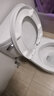 泰歌通用 TOTO马桶盖 O型 厕所板 SW434 703NB 706 785 CW704RB 脲醛仿瓷加长款V型36宽  缓降(不发黄 不发霉) 实拍图