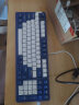 达尔优（dareu）A98机械键盘 三模热插拔键盘 游戏键盘 PBT键帽全键可换轴 RGB 机甲版-天空轴V3 实拍图