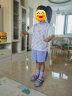 迪士尼（DISNEY）儿童女童短袖套装撞色篮球服运动两件套24夏DB321UE19紫120 晒单实拍图