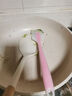 萌花集一体式硅胶刮刀大号耐高温奶油抹刀蛋糕搅拌铲刀子烘焙工具刮板 小号粉色硅胶刀 实拍图