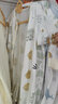 舒贝怡2件装婴儿衣服纯棉长袖春夏薄款连体衣新生儿宝宝哈衣爬服黄73 实拍图