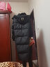 鸭鸭（YAYA）羽绒服女新款长款冬季加厚品牌时尚休闲宽松舒适百搭加厚外套KL 黑色 S (155) 实拍图