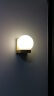 星粤美卧室床头壁灯现代客厅墙壁灯温馨创意LED过道灯实木装饰酒店灯具 右款 配LED灯泡 实拍图