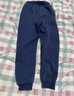 真维斯男童裤子秋冬款一体绒加厚儿童运动裤中大童冬季加绒卫裤潮 【加绒长裤】藏青（字母） 140 实拍图