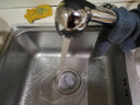 卓匠坊 抽拉式水龙头喷头厨房菜盆面盆通用手持小花洒头抽拉龙头配件 E款电镀喷头 实拍图