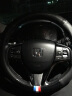 达珀德 方向盘套汽车真皮把套四季通用防滑专用碳纤牛皮免手缝 适用于 实拍图