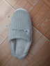 冬季棉拖鞋男居家防滑加厚毛绒保暖女士棉拖鞋2025新款情侣拖鞋女 米色 44-45 【适合42-43的脚】 实拍图