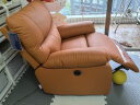 芝华仕（CHEERS）头等舱科技布艺功能单人沙发懒人休闲躺摇转椅芝华士9780电动橙 晒单实拍图
