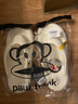 paul frankPaul Frank/大嘴猴人字拖鞋男士夏季外穿踩屎感eva夹脚防滑沙滩鞋 人字拖白色 40-41 实拍图