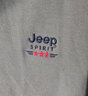 JEEP SPIRIT吉普长袖T恤男秋冬季男装翻领男打底衫宽松上衣服  豆绿 3XL 实拍图