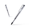 凌美（LAMY）签字笔宝珠笔 圆珠笔 生日节日礼物学生成人练字文具 德国进口 自信系列 全透明 蓝色笔芯0.7mm 实拍图