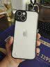 摩斯维 适用苹果14手机壳无边框iphone14 ProMax保护套plus镜头全包防摔透明磨砂超薄 苹果14【透黑】无边框经典款 实拍图