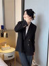伯德小姐灰色高腰半身裙通勤女装春秋半裙职业OL裙子大裙摆A字伞裙 QZ30 深灰色 【加长版】 L -适合110-120斤可穿 实拍图
