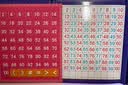 舜江磁力数字板百数表 小学学生认知学具一二年级教具100以内加减乘除训练板 蓝色书夹式磁性百数板 实拍图