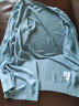 欧莎（OSA）【披肩空调衫】薄款冰丝针织开衫外套女七分袖23年新款夏季上衣 烟熏蓝色B XL 实拍图