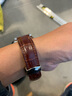 istrap真皮手表带男女士牛皮蝴蝶扣适用浪琴美度飞亚达天王阿玛尼海鸥卡西欧DW精工西铁城力洛克天梭表带 棕色同色线丨银色蝴蝶扣 18mm 实拍图