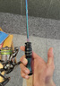 钓迷（fishingfans）澜蘭溪马口竿富士o环微物路亚竿ul快调实心稍碳素白条翘嘴杆套装 1.4米枪ul调玻纤变色龙漆弹射竿 实拍图