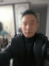 比菲力（BEVERRY）海宁连帽真皮皮衣秋新款男士保暖防风短款头层绵羊皮皮夹克 黑色 尺码偏小，建议选大一码 L 实拍图
