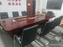 中伟（ZHONGWEI）会议桌大型油漆实木贴皮职员桌办公桌会议培训洽谈桌3.5米 晒单实拍图