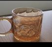 WINTERPALACE咖啡杯玻璃带把手高颜值牛奶喝水杯子绿茶杯家用早餐杯耐热高温 大耳朵2只装 400ml 实拍图